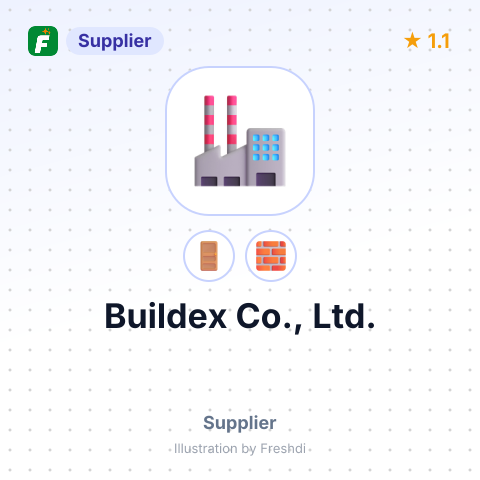 Buildex Co., Ltd. – summary card, no photo uploaded yet
