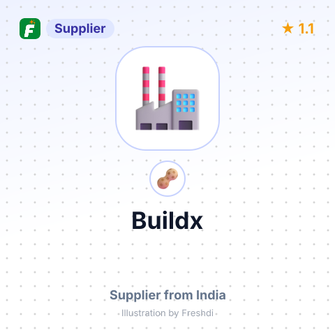 Buildx  – summary card, no photo uploaded yet