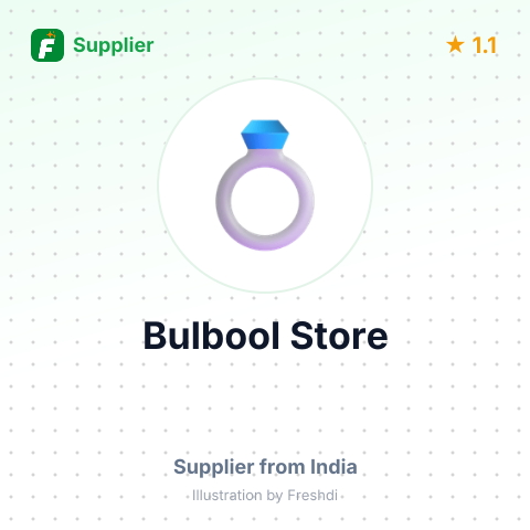 Bulbool Store – summary card, no photo uploaded yet