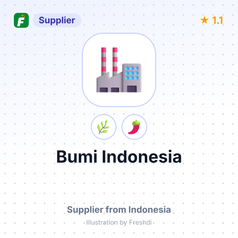 Bumi Indonesia  – summary card, no photo uploaded yet
