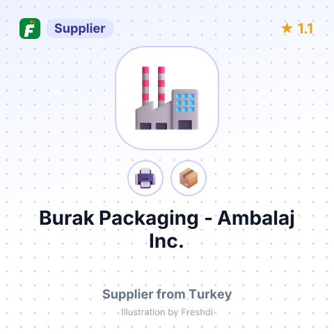 Burak Packaging - Ambalaj Inc. – summary card, no photo uploaded yet