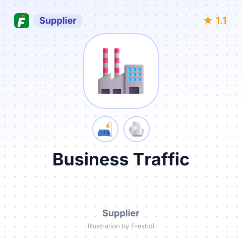 Business Traffic – summary card, no photo uploaded yet