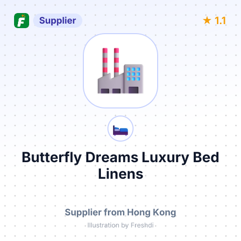 Butterfly Dreams Luxury Bed Linens – summary card, no photo uploaded yet