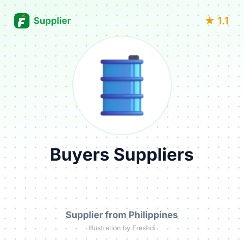 Buyers Suppliers  – summary card, no photo uploaded yet