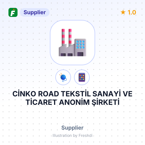 CİNKO ROAD TEKSTİL SANAYİ VE TİCARET ANONİM ŞİRKETİ – summary card, no photo uploaded yet