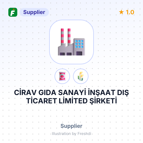 CİRAV GIDA SANAYİ İNŞAAT DIŞ TİCARET LİMİTED ŞİRKETİ – summary card, no photo uploaded yet