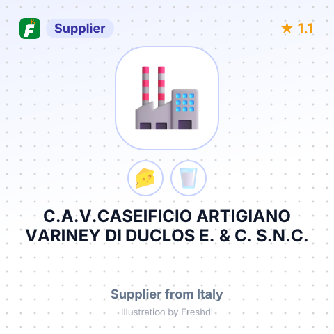 C.A.V.CASEIFICIO ARTIGIANO VARINEY DI DUCLOS E. & C. S.N.C. – summary card, no photo uploaded yet