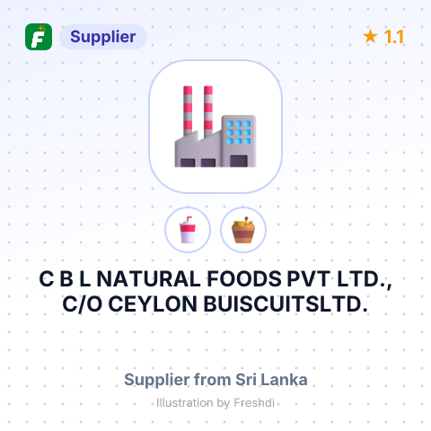 C B L NATURAL FOODS PVT LTD., C/O CEYLON BUISCUITSLTD. – summary card, no photo uploaded yet
