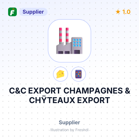 C&C EXPORT CHAMPAGNES & CHŸTEAUX EXPORT – summary card, no photo uploaded yet