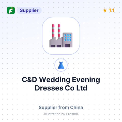C&D Wedding Evening Dresses Co Ltd – summary card, no photo uploaded yet