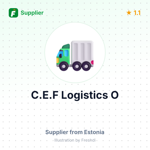 C.E.F Logistics O  – summary card, no photo uploaded yet