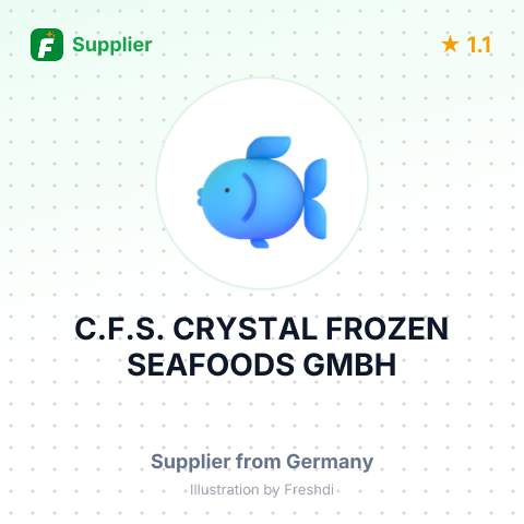 C.F.S. CRYSTAL FROZEN SEAFOODS GMBH – summary card, no photo uploaded yet