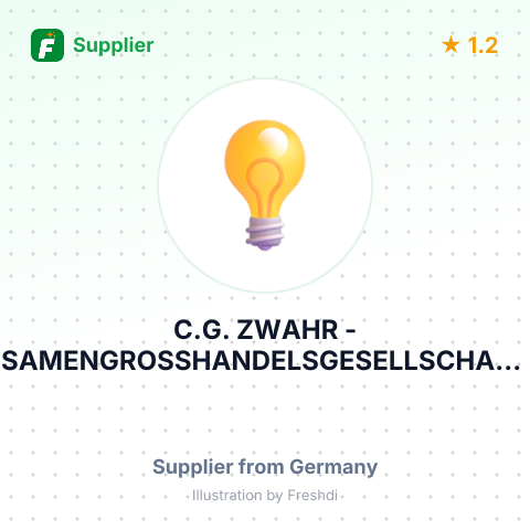 C.G. ZWAHR - SAMENGROSSHANDELSGESELLSCHAFT MBH – summary card, no photo uploaded yet