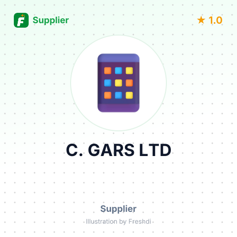 C. GARS LTD – summary card, no photo uploaded yet