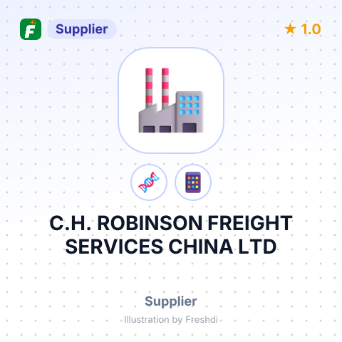 C.H. ROBINSON FREIGHT SERVICES CHINA LTD – summary card, no photo uploaded yet