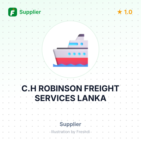 C.H ROBINSON FREIGHT SERVICES LANKA – summary card, no photo uploaded yet