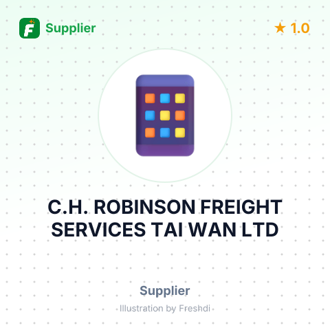 C.H. ROBINSON FREIGHT SERVICES TAI WAN LTD – summary card, no photo uploaded yet