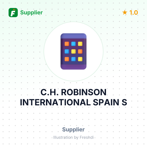 C.H. ROBINSON INTERNATIONAL SPAIN S – summary card, no photo uploaded yet