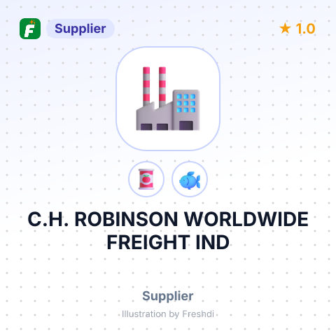 C.H. ROBINSON WORLDWIDE FREIGHT IND – summary card, no photo uploaded yet