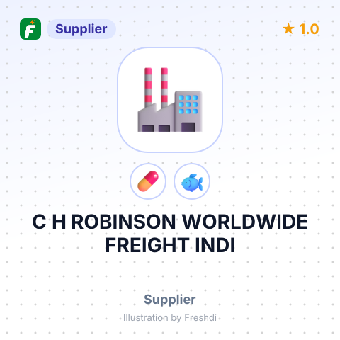 C H ROBINSON WORLDWIDE FREIGHT INDI – summary card, no photo uploaded yet