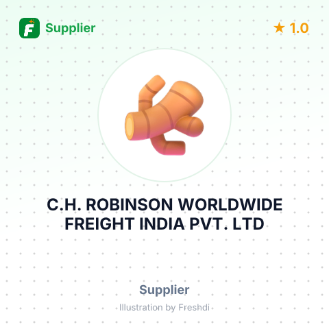 C.H. ROBINSON WORLDWIDE FREIGHT INDIA PVT. LTD – summary card, no photo uploaded yet