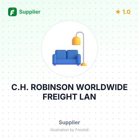 C.H. ROBINSON WORLDWIDE FREIGHT LAN – summary card, no photo uploaded yet