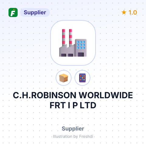 C.H.ROBINSON WORLDWIDE FRT I P LTD – summary card, no photo uploaded yet