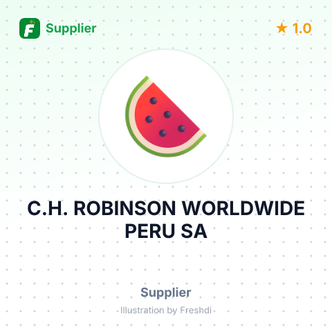 C.H. ROBINSON WORLDWIDE PERU SA – summary card, no photo uploaded yet
