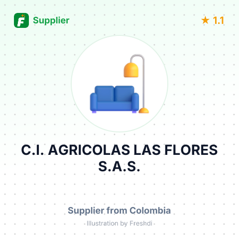 C.I. AGRICOLAS LAS FLORES S.A.S. – summary card, no photo uploaded yet