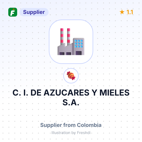 C. I. DE AZUCARES Y MIELES S.A. – summary card, no photo uploaded yet