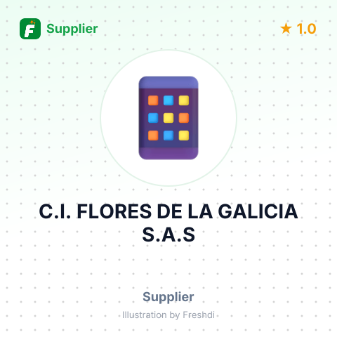 C.I. FLORES DE LA GALICIA S.A.S – summary card, no photo uploaded yet
