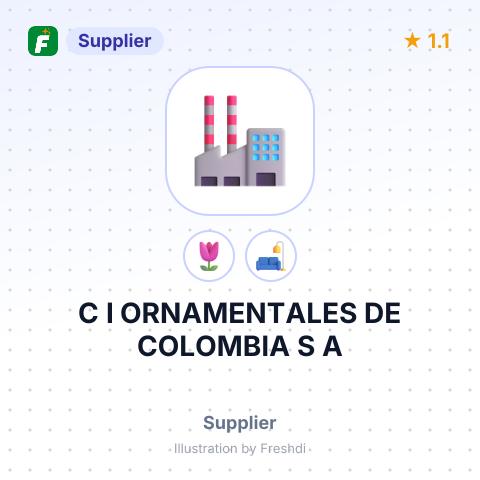 C I ORNAMENTALES DE COLOMBIA S A – summary card, no photo uploaded yet