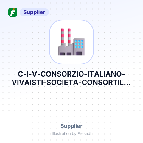 C.I.V.-CONSORZIO ITALIANO VIVAISTI - SOCIETA CONSORTILE A R.L – summary card, no photo uploaded yet
