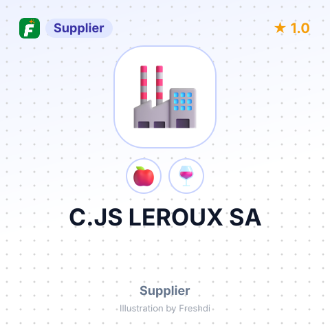 C.JS LEROUX SA – summary card, no photo uploaded yet