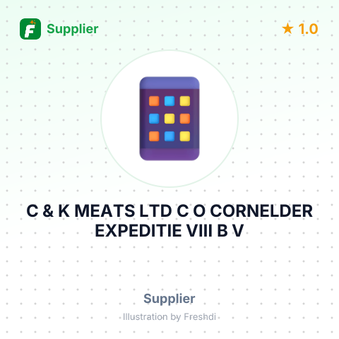 C & K MEATS LTD C O CORNELDER EXPEDITIE VIII B V – summary card, no photo uploaded yet