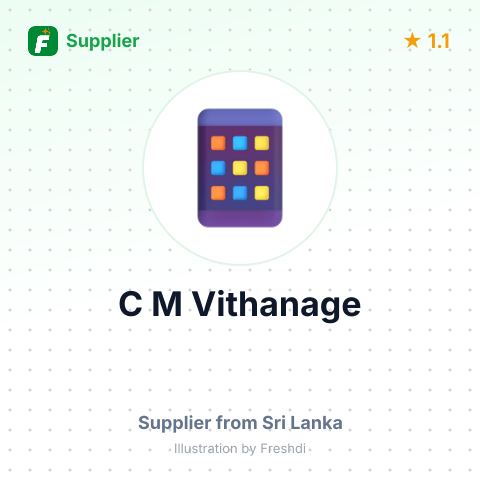 C M Vithanage  – summary card, no photo uploaded yet