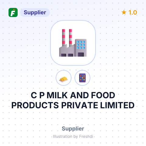 C P MILK AND FOOD PRODUCTS PRIVATE LIMITED – summary card, no photo uploaded yet