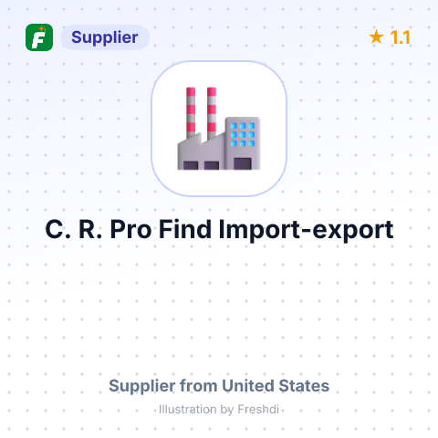 C. R. Pro Find Import-export – summary card, no photo uploaded yet