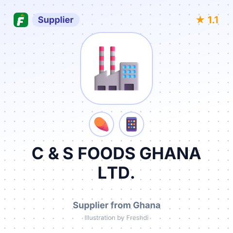 C & S FOODS GHANA LTD. – summary card, no photo uploaded yet