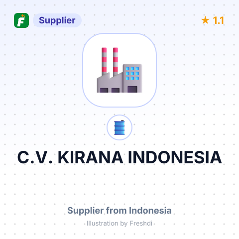 C.V. KIRANA INDONESIA – summary card, no photo uploaded yet