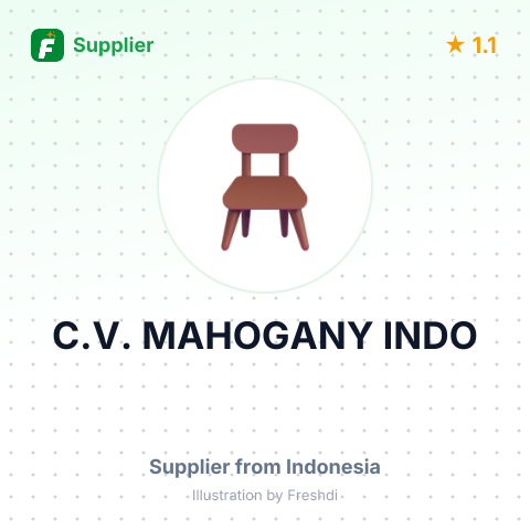 C.V. MAHOGANY INDO – summary card, no photo uploaded yet