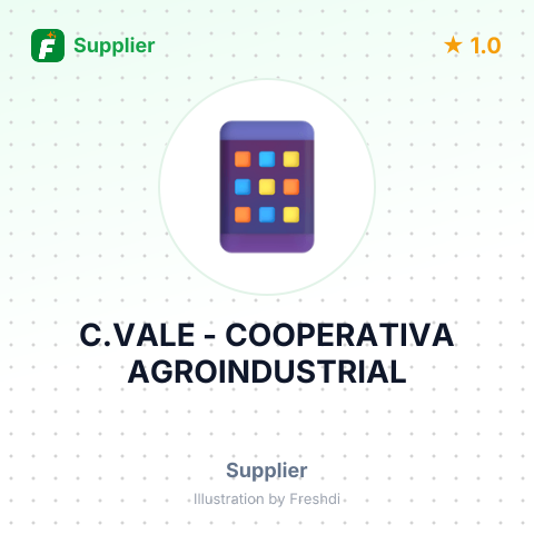 C.VALE - COOPERATIVA AGROINDUSTRIAL – summary card, no photo uploaded yet