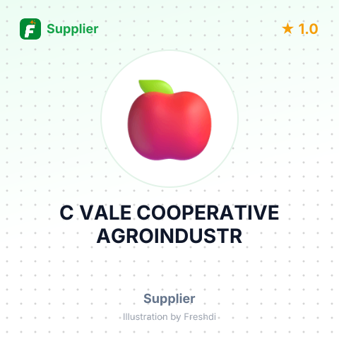 C VALE COOPERATIVE AGROINDUSTR – summary card, no photo uploaded yet