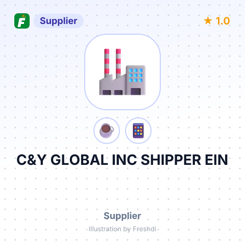 C&Y GLOBAL INC SHIPPER EIN – summary card, no photo uploaded yet