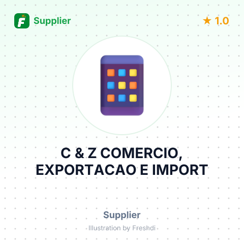C & Z COMERCIO, EXPORTACAO E IMPORT – summary card, no photo uploaded yet