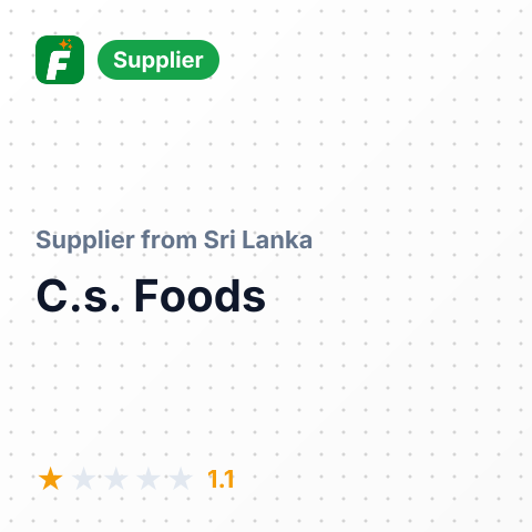 C.s. Foods  – summary card, no photo uploaded yet