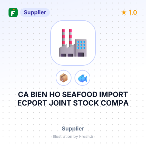 CA BIEN HO SEAFOOD IMPORT ECPORT JOINT STOCK COMPA – summary card, no photo uploaded yet