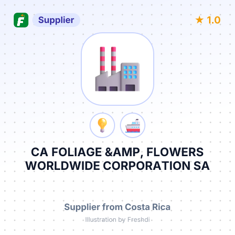 CA FOLIAGE &AMP, FLOWERS WORLDWIDE CORPORATION SA – summary card, no photo uploaded yet