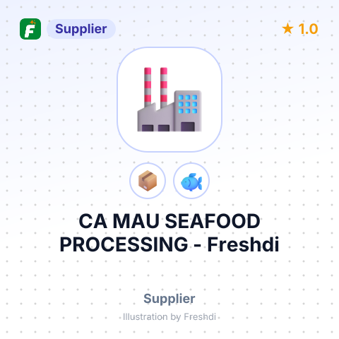 CA MAU SEAFOOD PROCESSING – summary card, no photo uploaded yet