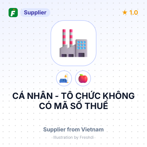 CÁ NHÂN - TỔ CHỨC KHÔNG CÓ MÃ SỐ THUẾ – summary card, no photo uploaded yet